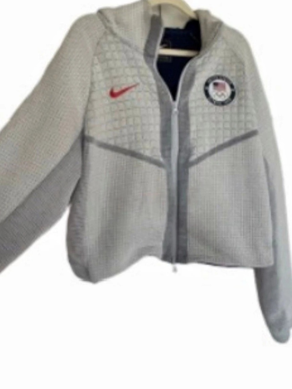Nike Team USA Tech Fleece  Hoodie Gray